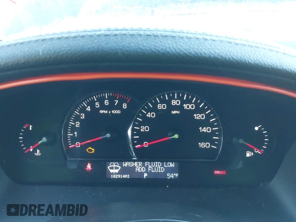 2008 Cadillac SRX AWD with VIN 1GYEE437080212779, listed as a IAAI auction lot 41703254 with 182,914 mi miles. Bid and sale history available at carsss.com. Image 7.