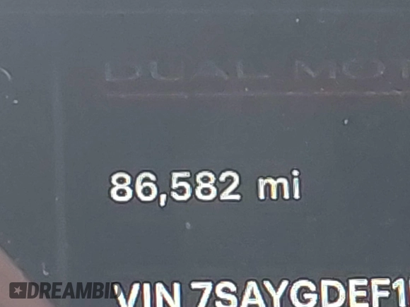 2022 Tesla Model Y Performance with VIN 7SAYGDEF1NF379167, listed as a IAAI auction lot 41429842 with 86,582 mi miles and . Bid and sale history available at DreamBid. Image 16.