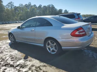 2005 Mercedes-Benz CLK 500 with VIN WDBTJ75J05F139522, listed as a Copart auction lot 80596524 with 95,997 mi miles and Salvage Title. Bid and sale history available at DreamBid. Image 2.
