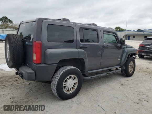 2008 Hummer H3 SUV Luxury with VIN 5GTEN13E188134204, listed as a Copart auction lot 46064915 with 126,956 mi miles and Salvage Title. Bid and sale history available at carsss.com. Image 3.