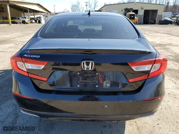 2020 Honda Accord Sedan EX with VIN 1HGCV1F46LA103146, listed as a Copart auction lot 52568935 with 0 mi miles and Salvage Title. Bid and sale history available at carsss.com. Image 6.