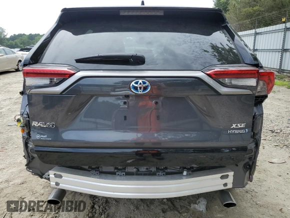 2023 Toyota RAV4 Hybrid XSE with VIN 4T3E6RFV1PU117863, listed as a Copart auction lot 60135555 with 28,248 mi miles and Salvage title. Bid and sale history available at DreamBid. Image 6.