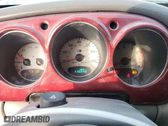 2002 Chrysler PT Cruiser Limited with VIN 3C8FY68BX2T217832, listed as a Copart auction lot 75068464 with 110,849 mi miles and Non Repairable. Bid and sale history available at DreamBid. Image 9.