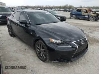 2015 Lexus IS 350 with VIN JTHCE1D29F5006860, listed as a Copart auction lot 51336145 with 108,537 mi miles and Salvage Title. Bid and sale history available at DreamBid. Image 4.