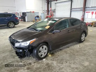 2017 Kia Forte LX with VIN 3KPFK4A78HE130912, listed as a Copart auction lot 48276405 with 0 mi miles and Salvage Title. Bid and sale history available at carsss.com. Image 1.