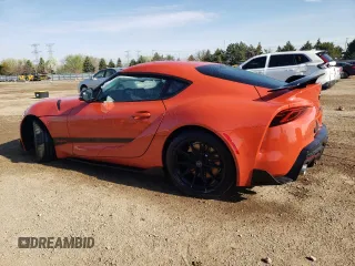 2024 Toyota Supra 3.0 with VIN WZ1DB0G07RW062721, listed as a Copart auction lot 54124865 with 2,445 mi miles and Salvage title. Bid and sale history available at DreamBid. Image 2.