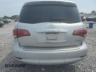 2014 Infiniti QX80 with VIN JN8AZ2NF7E9553738, listed as a Copart auction lot 62172325 with 187,697 mi miles and Salvage title. Bid and sale history available at DreamBid. Image 6.