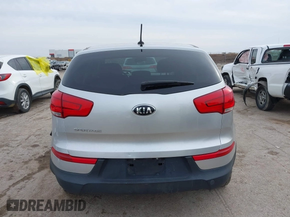 2016 Kia Sportage LX with VIN KNDPB3AC4G7804225, listed as a IAAI auction lot 41576543 with 143,613 mi miles. Bid and sale history available at carsss.com. Image 16.