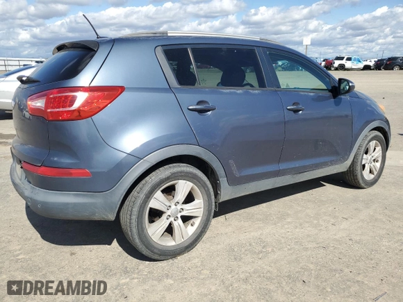 2012 Kia Sportage LX with VIN KNDPB3A25C7228825, listed as a Copart auction lot 51379475 with 184,372 mi miles and Salvage Title. Bid and sale history available at carsss.com. Image 3.