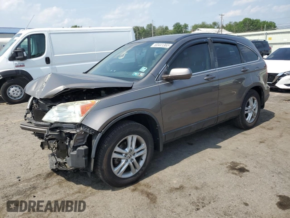 2010 Honda CR-V EX-L z VIN 5J6RE4H72AL034422, wystawiony jako Copart lot #60441365 z przebiegiem 141 711 mil mil oraz Szkoda całkowita • Salvage title. Historia ofert i sprzedaży dostępna na DreamBid. Obrazek 1.