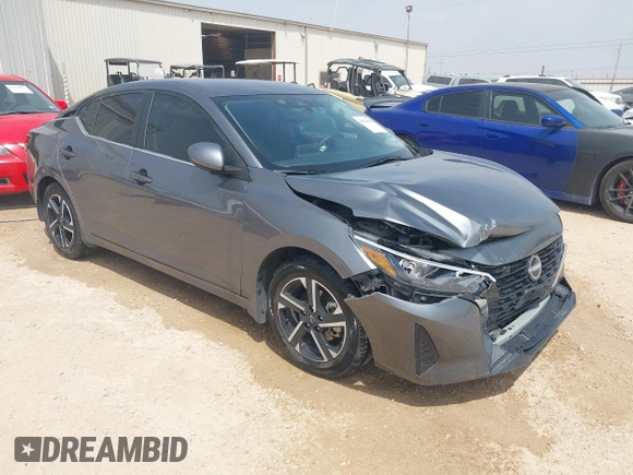 2024 Nissan Sentra SV with VIN 3N1AB8CV1RY359321, listed as a IAAI auction lot 41934016 with 9,711 mi miles and . Bid and sale history available at DreamBid. Image 1.