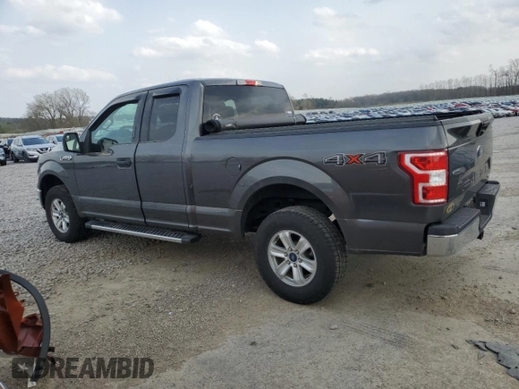 2018 Ford F-150 XL with VIN 1FTEX1EP1JKG09844, listed as a Copart auction lot 54834245 with 86,047 mi miles and Clean Title. Bid and sale history available at carsss.com. Image 2.