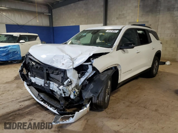 2025 Chevrolet Traverse FWD LT with VIN 1GNERGRS4SJ158970, listed as a Copart auction lot 64848125 with Not provided miles and Salvage title. Bid and sale history available at DreamBid. Image 1.