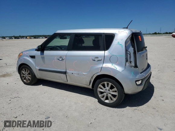 2013 Kia Soul + with VIN KNDJT2A65D7557574, listed as a Copart auction lot 51586825 with 96,431 mi miles and Salvage Title. Bid and sale history available at DreamBid. Image 2.