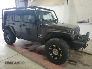 2013 Jeep Wrangler Unlimited Sahara with VIN 1C4HJWEG0DL658138, listed as a Copart auction lot 63792855 with Not provided miles and Clean title. Bid and sale history available at DreamBid. Image 4.