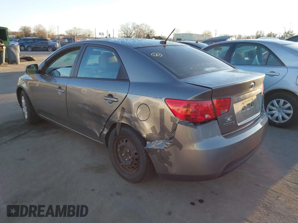 2012 Kia Forte EX with VIN KNAFU4A27C5643200, listed as a IAAI auction lot 41070850 with 187,573 mi miles. Bid and sale history available at carsss.com. Image 3.