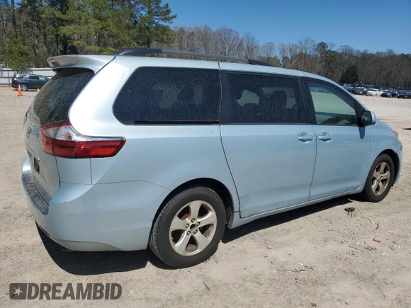 2017 Toyota Sienna LE Auto Access Seat with VIN 5TDKZ3DC5HS798928, listed as a Copart auction lot 50692595 with 282,158 mi miles and Salvage Title. Bid and sale history available at carsss.com. Image 3.
