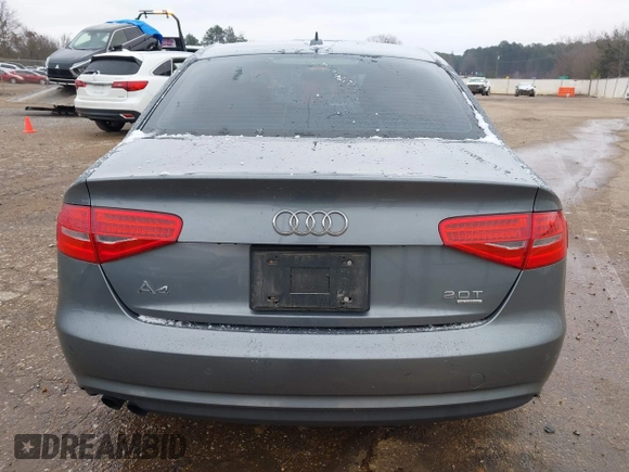 2013 Audi A4 Premium Plus with VIN WAUFFAFL2DN020529, listed as a IAAI auction lot 41609324 with 164,614 mi miles. Bid and sale history available at carsss.com. Image 16.