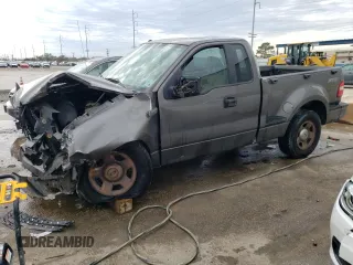 2007 Ford F-150 STX with VIN 1FTRF02287KD58465, listed as a Copart auction lot 88449925 with 0 mi miles and Salvage Title. Bid and sale history available at carsss.com. Image 1.
