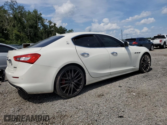 2019 Maserati Ghibli S Q4 GranLusso with VIN ZAM57YTL5K1329372, listed as a Copart auction lot 68972364 with 53,387 mi miles and Salvage Title. Bid and sale history available at carsss.com. Image 3.