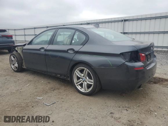 2013 BMW 5 Series 535i xDrive with VIN WBAFU7C5XDDU67579, listed as a Copart auction lot 62639525 with 145,984 mi miles and Salvage title. Bid and sale history available at DreamBid. Image 2.
