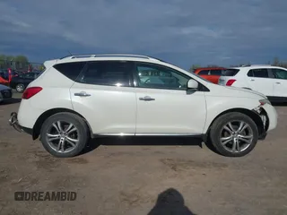2009 Nissan Murano SL with VIN JN8AZ18W59W120710, listed as a IAAI auction lot 42156370 with 91,844 mi miles and . Bid and sale history available at DreamBid. Image 14.