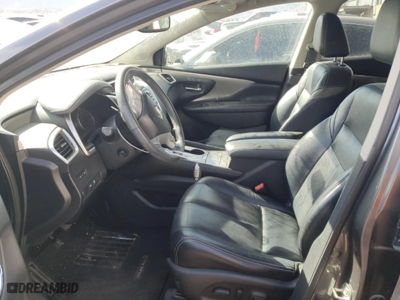 2015 Nissan Murano Platinum with VIN 5N1AZ2MH2FN203789, listed as a Copart auction lot 48182705 with 0 mi miles and Salvage Title. Bid and sale history available at carsss.com. Image 7.