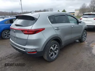 2020 Kia Sportage LX with VIN KNDPMCAC3L7805385, listed as a IAAI auction lot 42010815 with 44,768 mi miles. Bid and sale history available at carsss.com. Image 4.