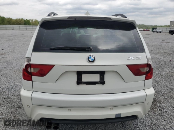 2006 BMW X3 3.0i with VIN WBXPA93486WG81891, listed as a Copart auction lot 52623155 with 217,793 mi miles and Salvage Title. Bid and sale history available at carsss.com. Image 6.