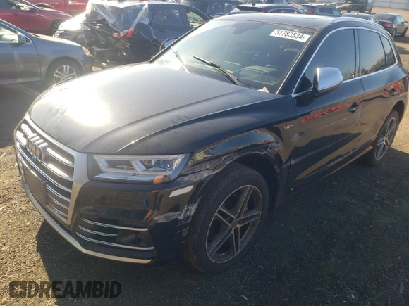 2018 Audi SQ5 Prestige with VIN WA1C4AFY9J2140276, listed as a Copart auction lot 51783534 with 65,810 mi miles and . Bid and sale history available at DreamBid. Image 1.