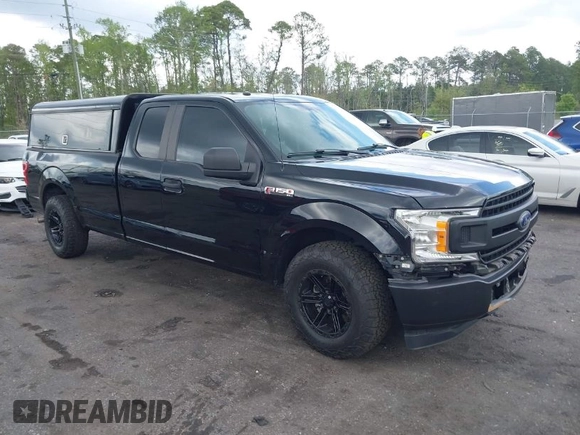 2018 Ford F-150 XL with VIN 1FTEX1CP9JKD23856, listed as a IAAI auction lot 41929088 with 62,747 mi miles and . Bid and sale history available at DreamBid. Image 1.