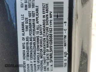 2016 Honda Odyssey Touring Elite with VIN 5FNRL5H91GB088163, listed as a Copart auction lot 50276495 with 197,274 mi miles and Salvage Title. Bid and sale history available at DreamBid. Image 13.