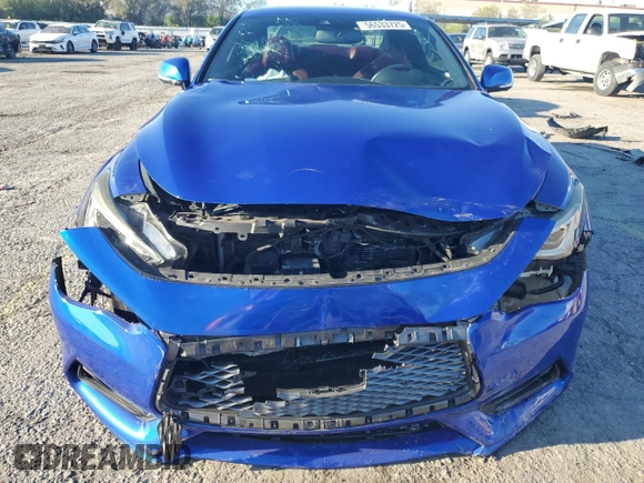 2018 Infiniti Q60 Sport with VIN JN1EV7EL5JM391193, listed as a Copart auction lot 56533725 with 77,368 mi miles and Salvage title. Bid and sale history available at DreamBid. Image 5.