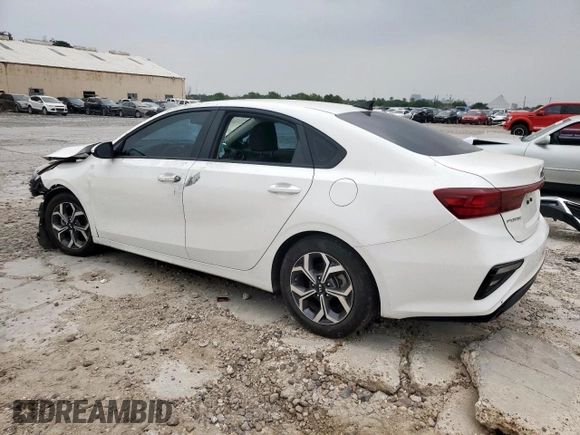 2021 Kia Forte LXS with VIN 3KPF24AD6ME303374, listed as a Copart auction lot 57673425 with 41,694 mi miles and Salvage title. Bid and sale history available at DreamBid. Image 2.