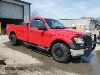 2011 Ford F-150 XL with VIN 1FTMF1EM4BKD18406, listed as a Copart auction lot 54566055 with 95,219 mi miles and Salvage title. Bid and sale history available at DreamBid. Image 4.