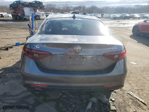 2017 Alfa Romeo Giulia Ti with VIN ZARFAEEN5H7538419, listed as a Copart auction lot 49864525 with 67,906 mi miles and Salvage Title. Bid and sale history available at carsss.com. Image 6.