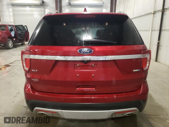 2016 Ford Explorer XLT with VIN 1FM5K8D81GGC40816, listed as a Copart auction lot 56050405 with 106,324 mi miles and Salvage Title. Bid and sale history available at DreamBid. Image 6.