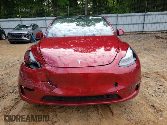 2024 Tesla Model Y Long Range with VIN 7SAYGDEE2RA269884, listed as a Copart auction lot 56937585 with 49,374 mi miles and Salvage title. Bid and sale history available at DreamBid. Image 5.