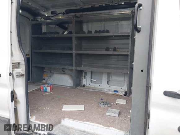 2019 Ford Transit with VIN 1FTYE1CM0KKB38525, listed as a IAAI auction lot 41940711 with 224,576 mi miles and . Bid and sale history available at DreamBid. Image 8.