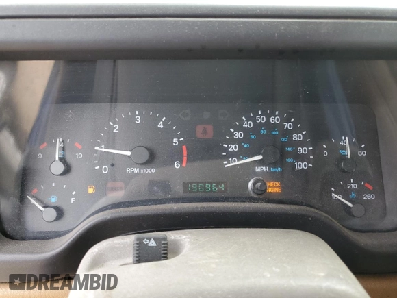 1998 Jeep Wrangler SE with VIN 1J4FY29P9WP767516, listed as a Copart auction lot 58149245 with 190,964 mi miles and Salvage title. Bid and sale history available at DreamBid. Image 9.