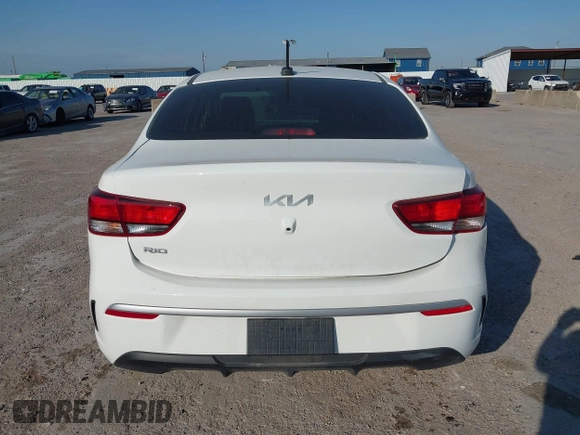 2023 Kia Rio LX with VIN 3KPA24AD9PE598789, listed as a IAAI auction lot 42019297 with 16,232 mi miles. Bid and sale history available at carsss.com. Image 17.