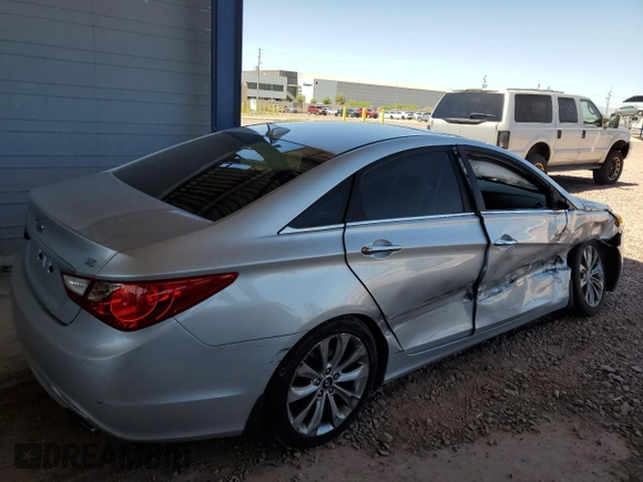 2013 Hyundai Sonata Limited with VIN 5NPEC4AC8DH633464, listed as a Copart auction lot 51909005 with 75,042 mi miles and Salvage Title. Bid and sale history available at DreamBid. Image 3.