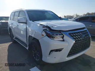 2021 Lexus GX with VIN JTJAM7BX6M5286485, listed as a IAAI auction lot 41861054 with 35,293 mi miles. Bid and sale history available at carsss.com. Image 1.
