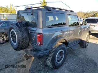 2024 Ford Bronco Black Diamond with VIN 1FMDE1AH3RLA71844, listed as a Copart auction lot 85017954 with 4,689 mi miles and Salvage Title. Bid and sale history available at DreamBid. Image 3.