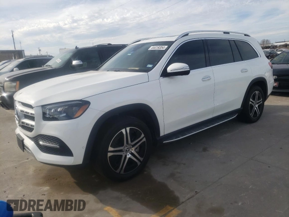 2020 Mercedes-Benz GLS 450 with VIN 4JGFF5KEXLA140632, listed as a Copart auction lot 44419354 with 42,952 mi miles and . Bid and sale history available at DreamBid. Image 1.