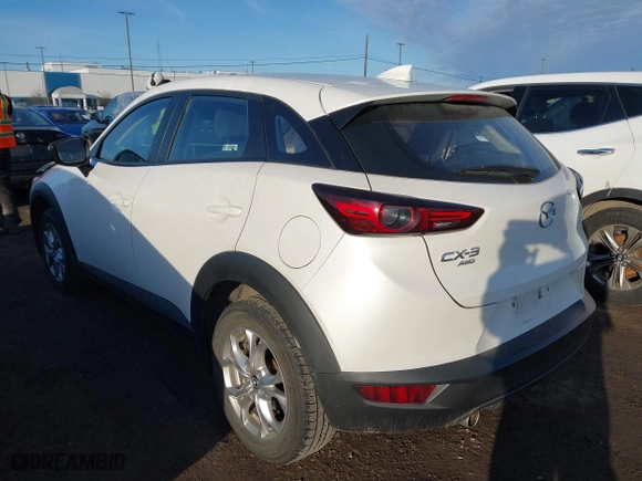 2020 Mazda CX-3 Sport with VIN JM1DKFB79L1473323, listed as a IAAI auction lot 41768913 with 48,644 mi miles. Bid and sale history available at carsss.com. Image 3.