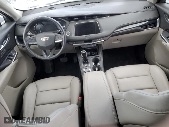 2023 Cadillac XT4 AWD Premium Luxury with VIN 1GYFZDR45PF200550, listed as a Copart auction lot 49917505 with 13,651 mi miles and Non repairable. Bid and sale history available at DreamBid. Image 8.