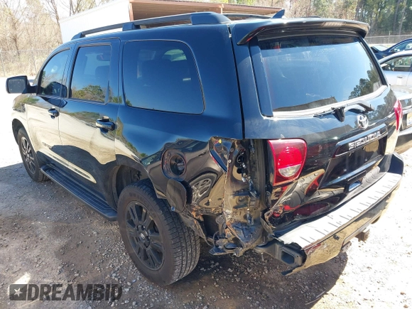 2018 Toyota Sequoia SR5 with VIN 5TDZY5G10JS070477, listed as a IAAI auction lot 41580635 with 70,764 mi miles. Bid and sale history available at carsss.com. Image 3.