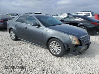 2010 Cadillac CTS Luxury with VIN 1G6DE5EG7A0124096, listed as a Copart auction lot 43577815 with 112,056 mi miles and Salvage Title. Bid and sale history available at carsss.com. Image 4.