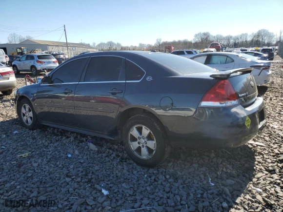 2009 Chevrolet Impala 3.5L LT with VIN 2G1WT57N791197453, listed as a Copart auction lot 48534475 with 153,941 mi miles and Salvage Title. Bid and sale history available at carsss.com. Image 2.